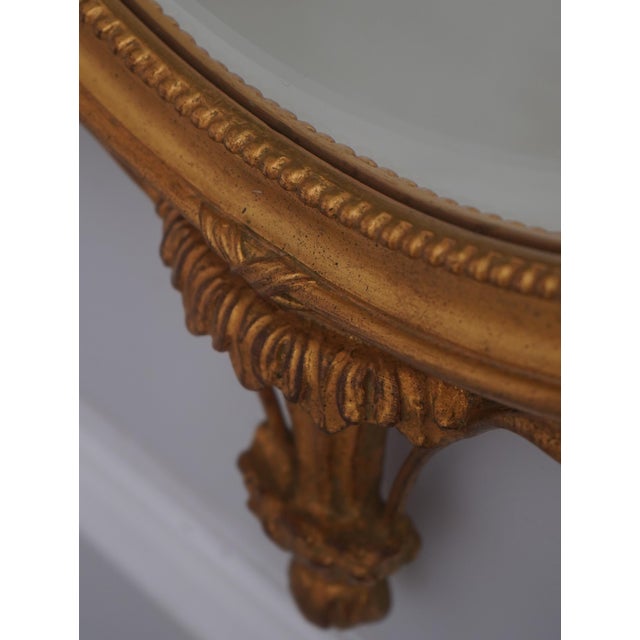 Carvers Guild Adams Style Gold Frame Mirror For Sale - Image 9 of 12
