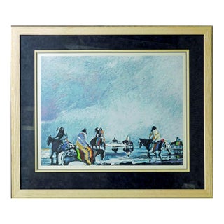 Earl Biss "Reflections on Still Waters" Serigraph on Paper Framed Hand Signed 62/175 For Sale