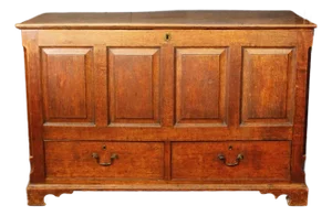 Circa 1765-80 English George III Period Oak Mule Chest