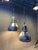 Very large industrial lamps from Schréder. Completely adapted to domestic use. Renewed cabling and chain. Ready to hang....