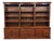 English Library Bookcase in Oak and Mahogany For Sale