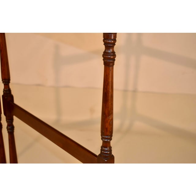 Wood 19th Century Walnut Folding Blanket/Quilt Rack For Sale - Image 7 of 7