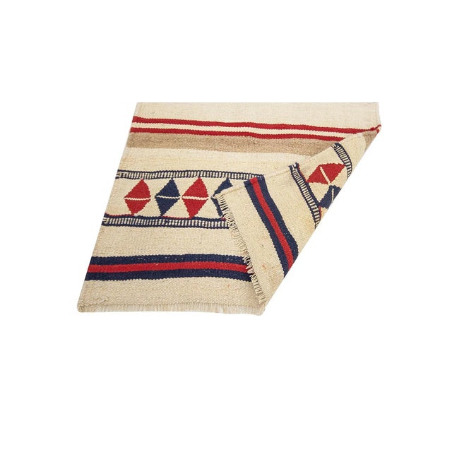Mid 20th Century Vintage Herki Kilim Runner For Sale - Image 5 of 7
