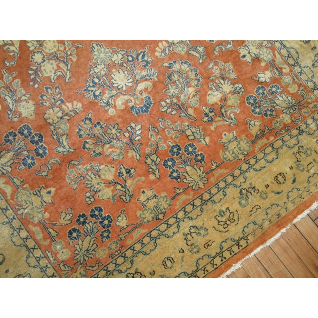 Early 20th Century Zabihi Collection Vintage Persian Sarouk Rug - 5'3" x 8' For Sale - Image 5 of 6