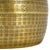 Brass Apoline Drum Side Table with Storage in Antique Brass For Sale - Image 8 of 10