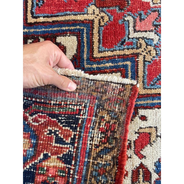 Antique Heriz Palace Size Full of Life & Color Rug 11 x 18.8 For Sale - Image 11 of 13