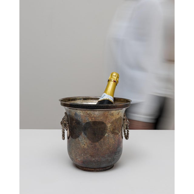 20th Century French Silver Plated Champagne Bucket For Sale - Image 4 of 18