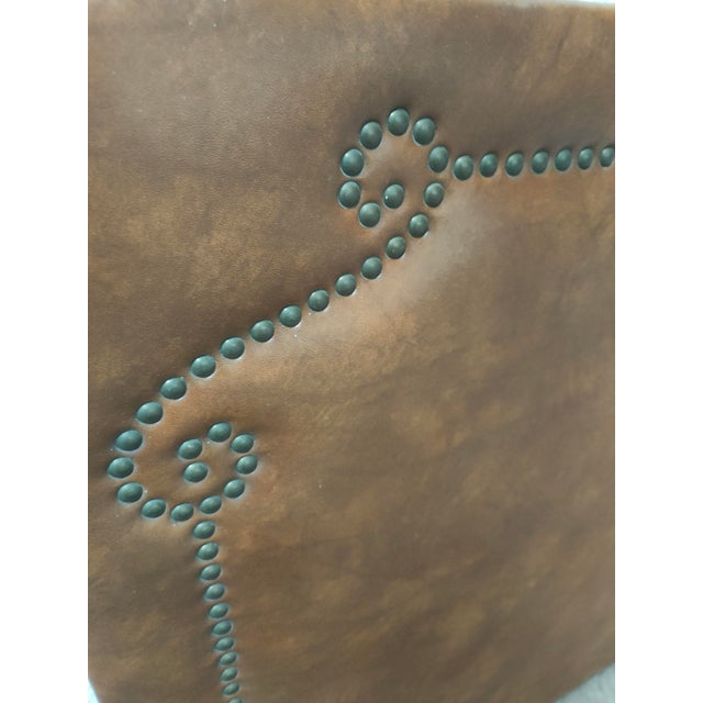 Mid-Century Leather Headboard, Spain, 1970s For Sale - Image 15 of 18