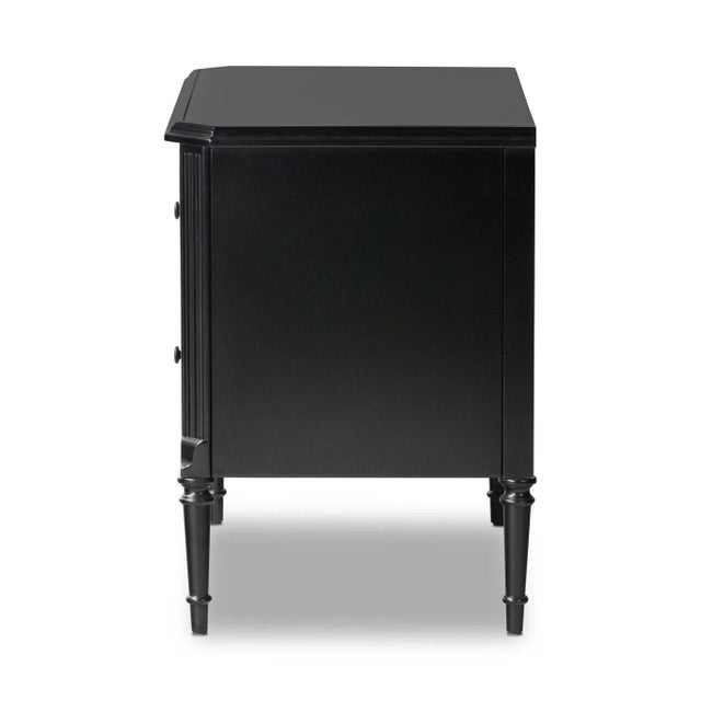 Four Hands Lendon French Inspired Black Iron Metal Nightstand For Sale In Austin - Image 6 of 12