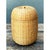 This charming lidded basket takes on a distinctly apple-like silhouette, its rounded, domed lid rising to a gently curved...