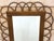 Modern Rattan Loop Wall Mirror, Sculptural Bohemian Modern, Late 20th Century For Sale - Image 3 of 12