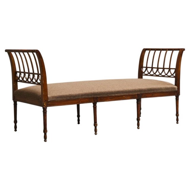 20th Century Regency Chaise Longue, Europe, 1920s For Sale - Image 12 of 12