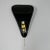 French Brass & Black Acrylic Glass Wall Light, 1950s For Sale - Image 4 of 5