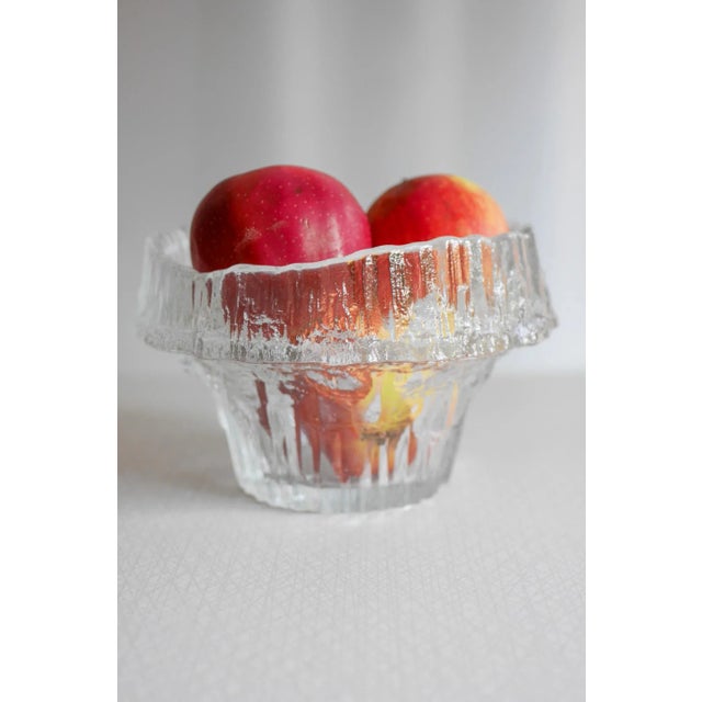 Glass Art Glass Stellaria Bowl by Tapio Wirkkala For Sale - Image 7 of 15