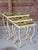 1990s Vintage Hollywood Regency Monkey Mosaic Stacking Nesting Tables – Set of Three For Sale - Image 5 of 12