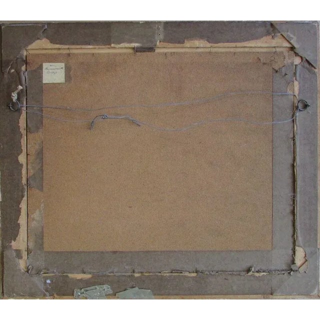 Max Hofler (British, 1892–1963) River Thames London Original Oil Painting Signed For Sale - Image 9 of 10