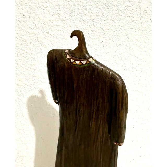 Naomi Siegmann, Naomi Siegmann Bronze Polychrome Surrealist Dress Sculpture Mexico Woman Artist For Sale - Image 10 of 14