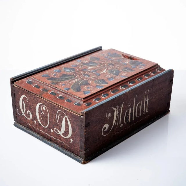 Swedish Woof Box, 1845 For Sale - Image 6 of 6