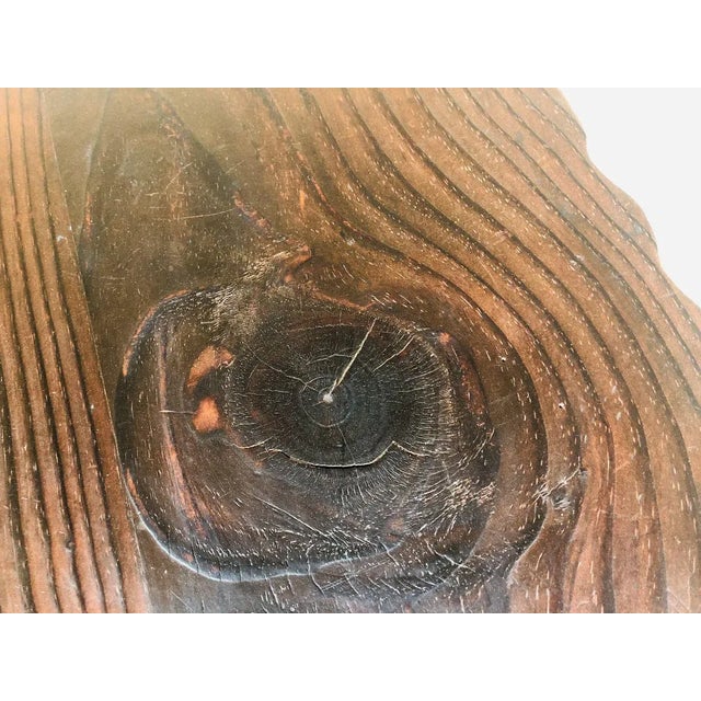 1950s Mid-Century French Rustic Side Table on Tapered Legs For Sale - Image 5 of 13