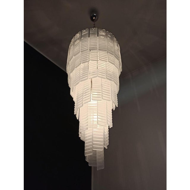 Large Murano Glass Chandeliers, Set of 2 For Sale - Image 11 of 18