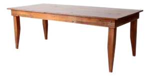 Vintage Rustic Pine Dining Table