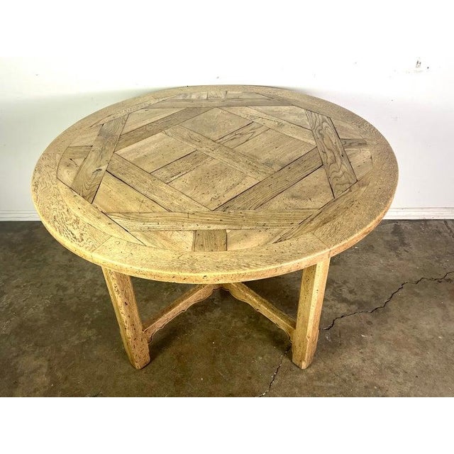 English 19th C. English Marquetry Top Table For Sale - Image 3 of 16