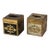 Vintage Hand-Made Italian Florentine Tissue Box Cover Gold White Black Mid-Century- A Pair For Sale