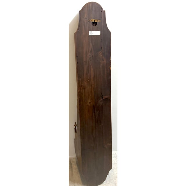 Brown Italian Rustic Neoclassical Hanging Rifle Cabinet Fruitwood and Brass, C. 1950s For Sale - Image 8 of 18