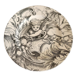 English Copeland & Garrett Spode Vintage Cherub Plate