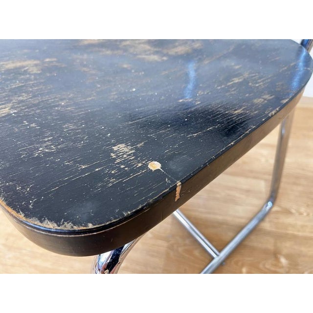 Vintage Bauhaus Model B257 Chrome Chair by Émile Guillot, 1928 For Sale - Image 9 of 10