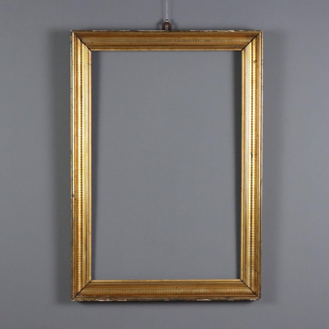 Empire Gilt Frame in Gold Leaf For Sale - Image 10 of 10