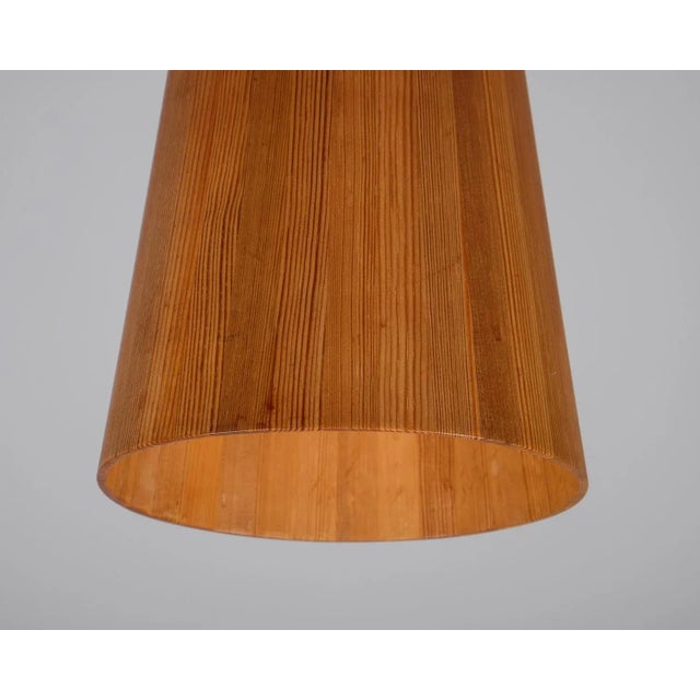 1960s Pine Pendant attributed to Jørgen Wolf Model Conus, Denmark, 1960s For Sale - Image 5 of 7