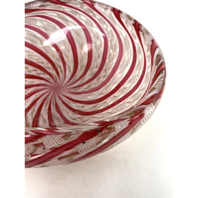Traditional Vintage Murano Glass Candy Dish For Sale - Image 3 of 5