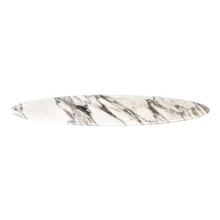 Cosmo 190 Arabescato Vagli Marble Decorative Centerpiece by Casa Casati For Sale
