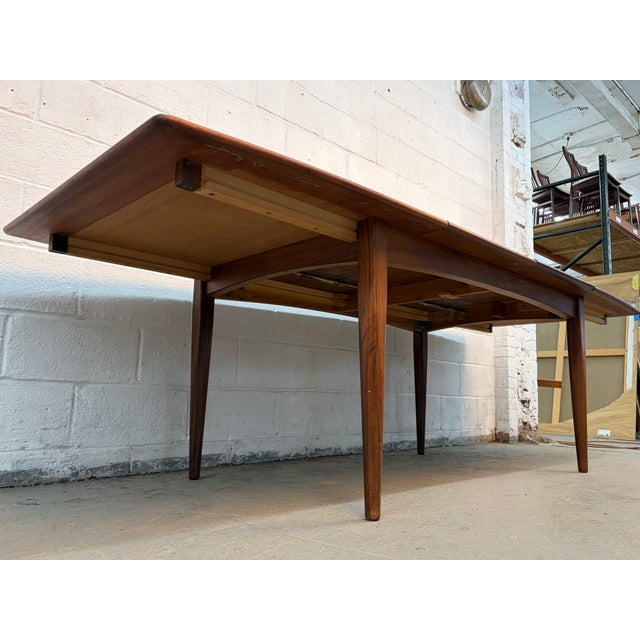 Mid-Century Modern Danish Rosewood Expanding Butterfly Leaf Dining Table For Sale - Image 16 of 17