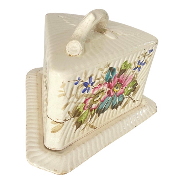 Cheese Tray in Ceramic in White Color, France, 1970s For Sale
