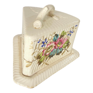 Cheese Tray in Ceramic in White Color, France, 1970s