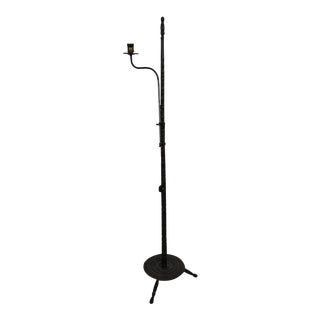 Antique Vintage Wooden Floor Lamp For Sale