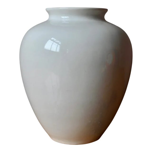 White Vase by Thooft & Labouchere, Delft For Sale