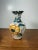 Small hand-painted ceramic vase featuring a colorful floral design. Marked “Tenerife”, origin from the Canary Islands....