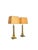 Architectural Brass Geometric Table Lamps from Kullmann, 1970s, Set of 2 For Sale - Image 11 of 11