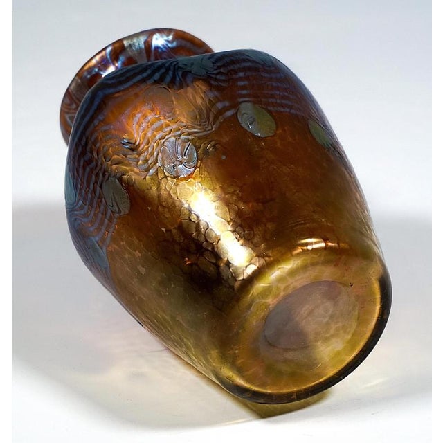 Early 20th Century Art Nouveau Vase Argus Phenomenon Gre 2/351 by Johann Lötz, Austria, 1904 For Sale - Image 5 of 9
