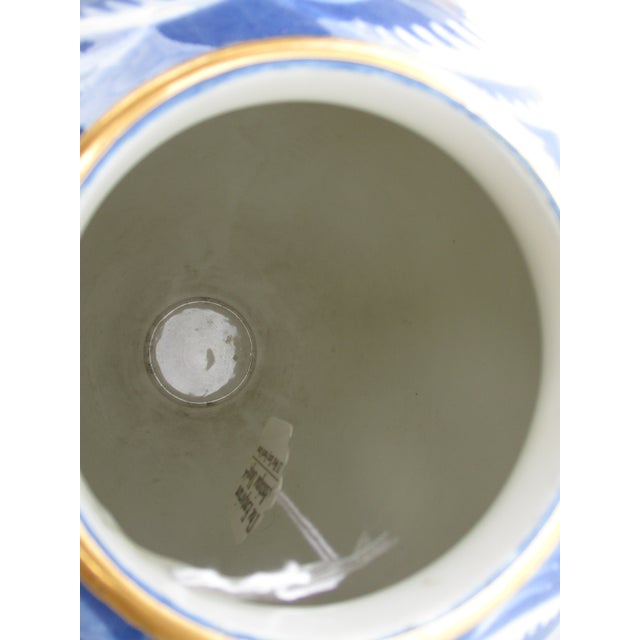 Art Deco Sevres Porcelain Large GingerJar Signed by Artist Leduc 1920s For Sale - Image 11 of 11