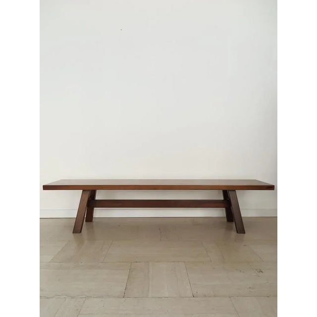 Mid-Century Modern Italian Console Bench by Giovanni Michelucci for Poltronova, 1960s For Sale - Image 3 of 13
