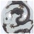 Asian Dragon Motif Crackle Glazed Ceramic Table Lamp For Sale - Image 3 of 4