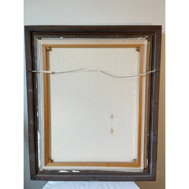 American Mid 20th Century Canyon Landscape Oil Painting, Framed For Sale - Image 3 of 10