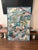 Vintage 1970s European Grand Tour Travel Ephemera Collage Mix Media Art A wonderfully personal large-scale travel collage...