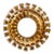 1950s Large Spanish Brutalist Backlit Gilt Sunburst Mirror or Ceiling Flush Mount For Sale