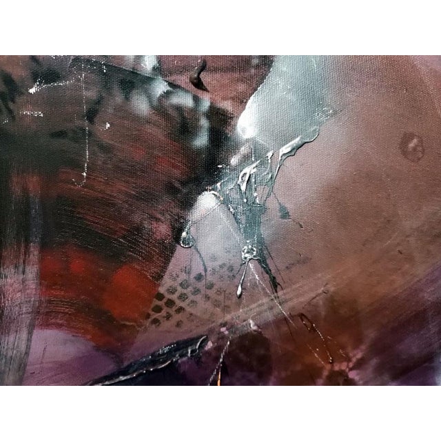 Ovidiu Kloska, Metaphysical Nocturne in Stardust, Mixed on Canvas For Sale - Image 10 of 13