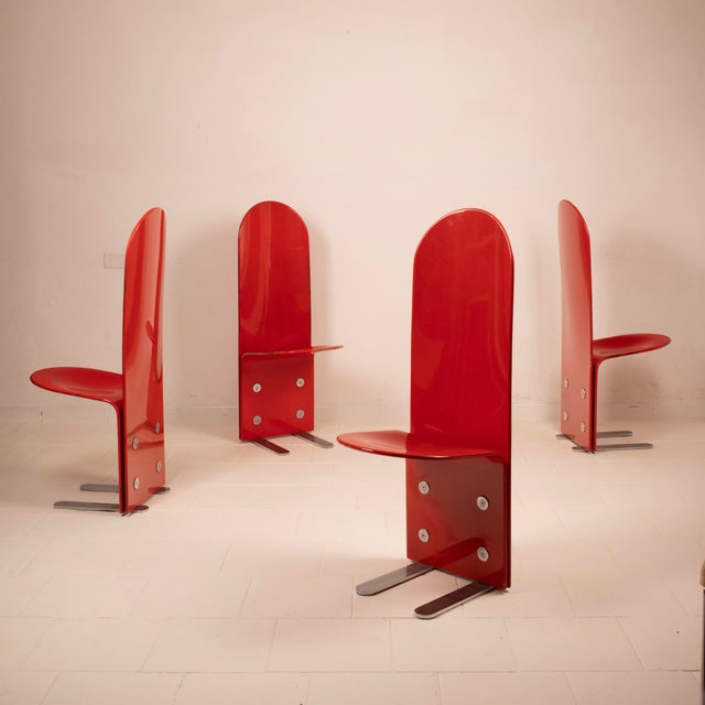 Pellicano Chairs by Luigi Saccardo for Arrmet, 1975, Set of 2 For Sale - Image 16 of 18